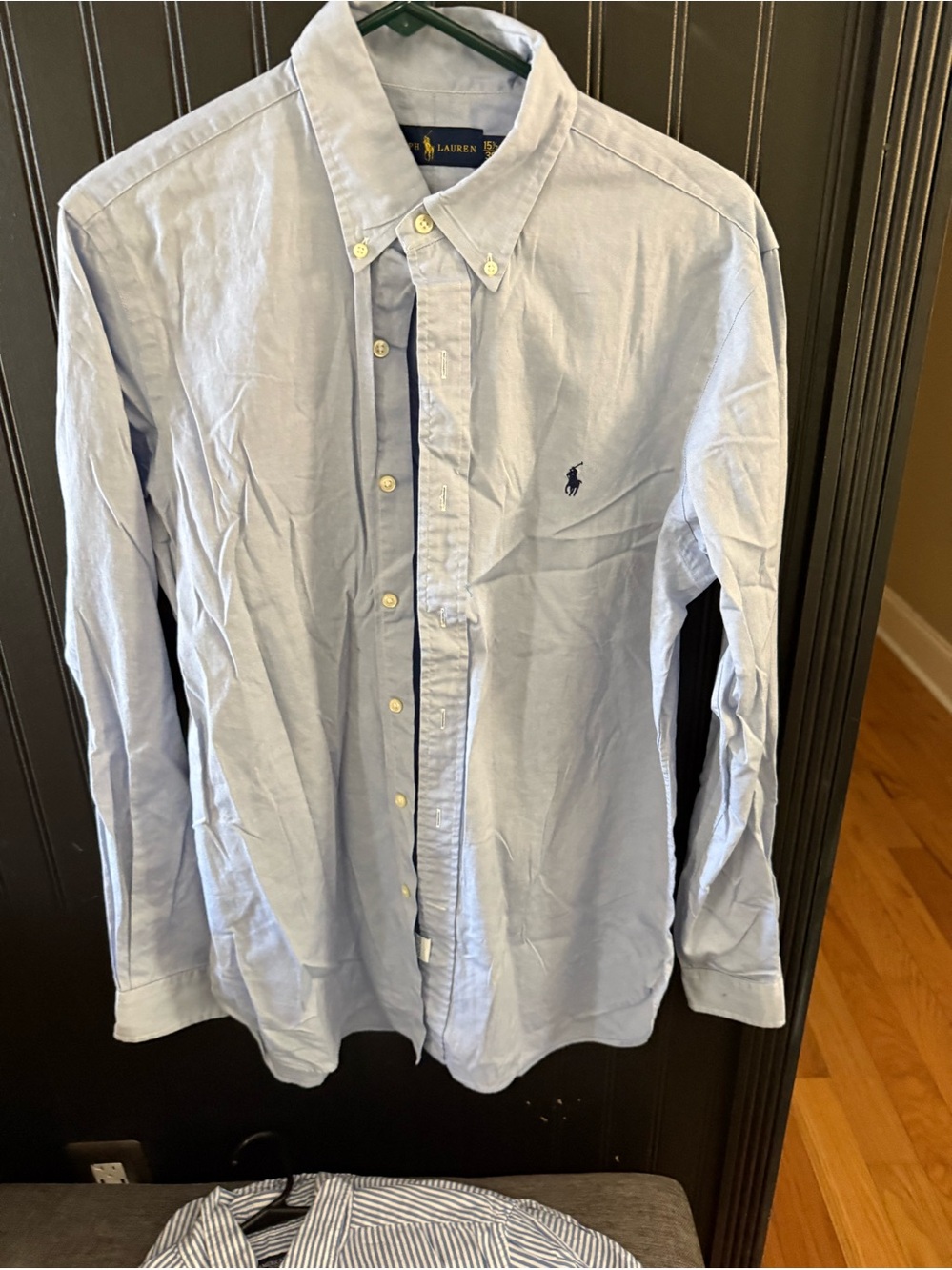 Polo by Ralph Lauren Light Blue Button-Down Shirt with Pony Logo